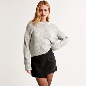 Abercrombie & Fitch Black Wrap Skort